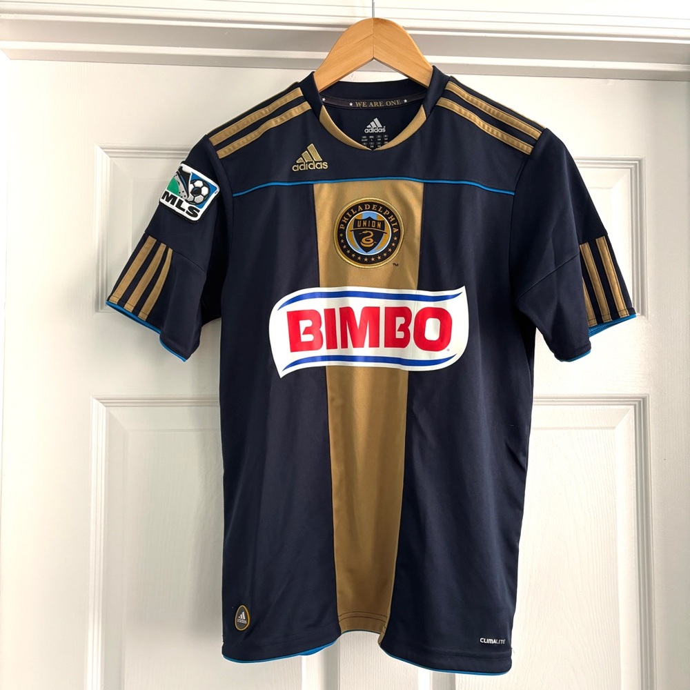 Philadelphia Union Adidas Soccer Kit Jersey Home 2011 2012 Youth Large - Picture 2 of 11